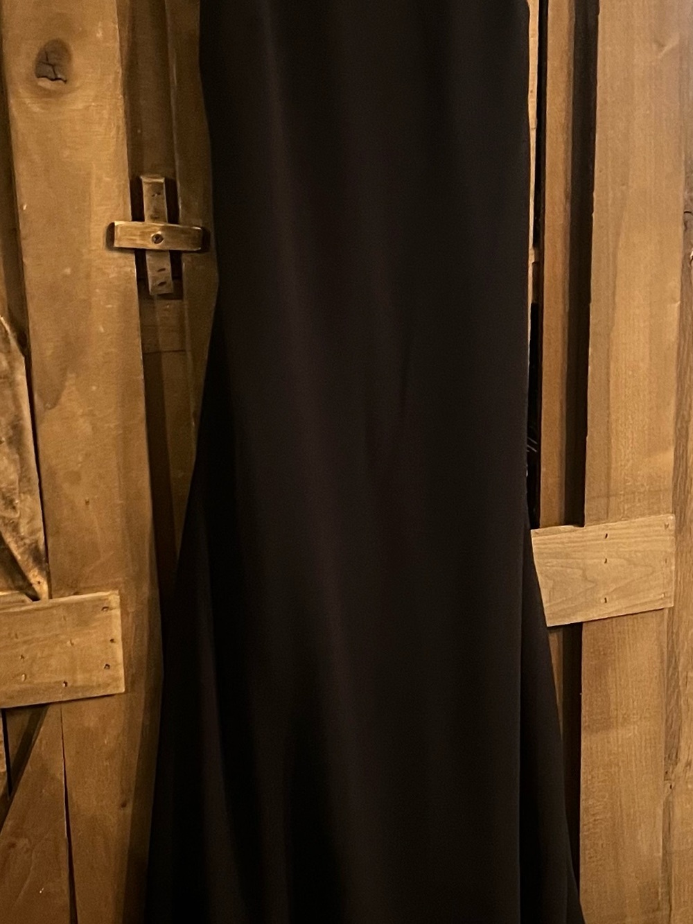 Vintage Ralph Lauren Black Maxi Skirt gown- Elegant minimalist  Style